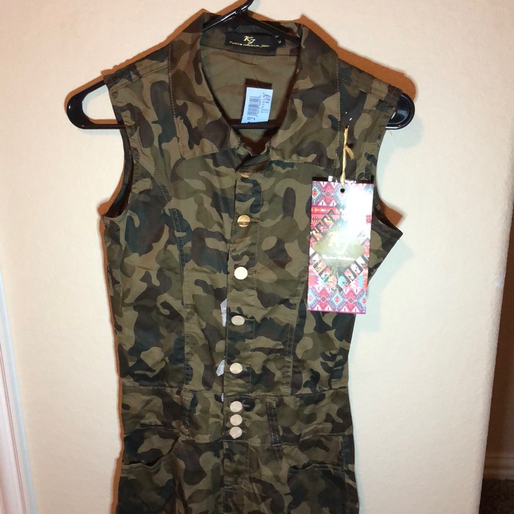 Camo jean dress
